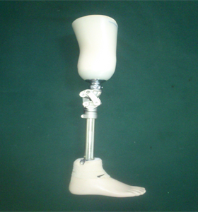 through knee
